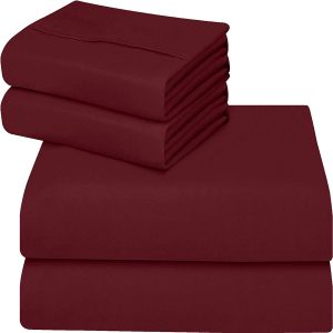 ComfyWell Single Sheet Fitted - Toddler Bed Sheets Deep Pocket (35 cm) - Soft Brushed Microfibre Fabric Grey Bedding - Shrinkage and Fade Resistant. (Single (90x190cm)